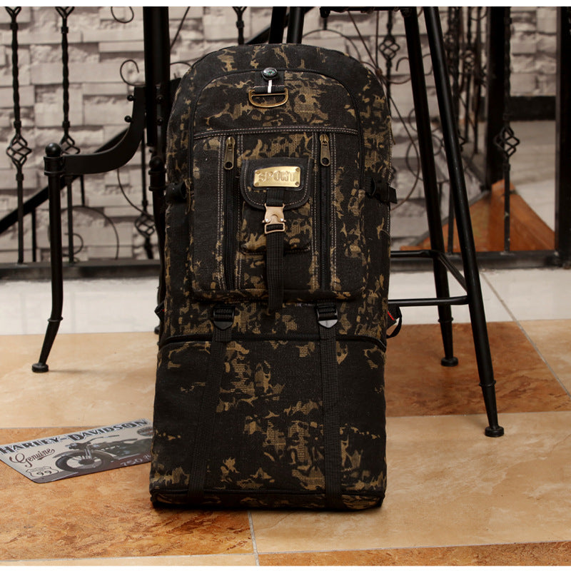 Multifunctional Canvas Camouflage Compass Large Small Backpacks