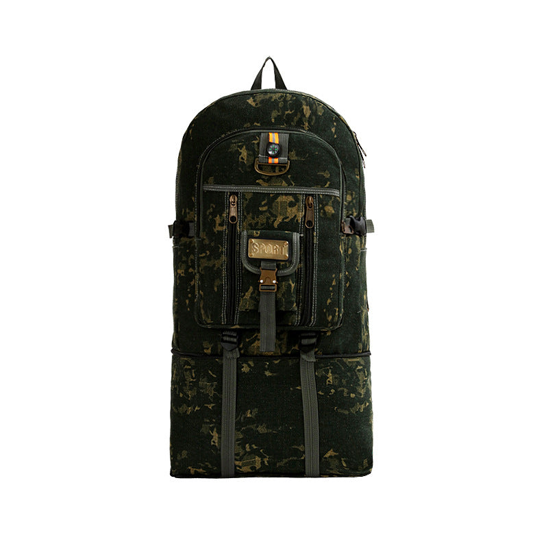 Multifunctional Canvas Camouflage Compass Large Small Backpacks