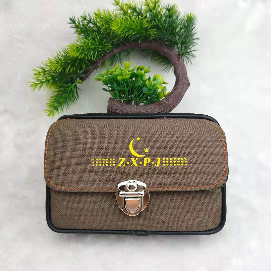 Beautiful Canvas Mobile Pannier Decoration Horizontal Bags