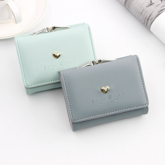 Women's Korean Short Cartoon Cute Small Ladies Wallets