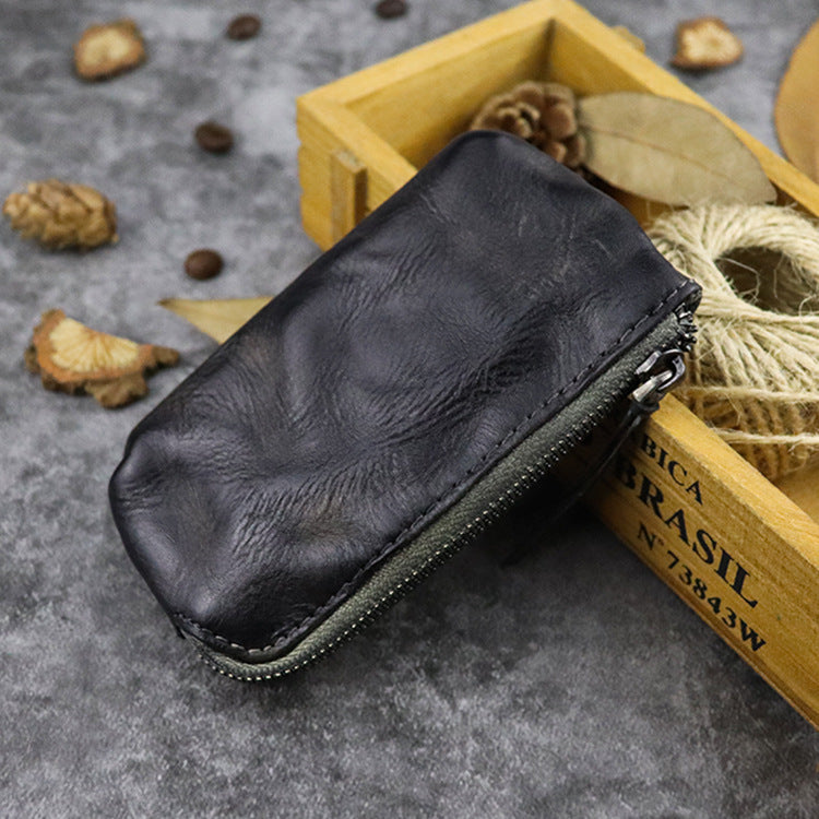 Genuine Leather Retro Style Long Light Coin Purses