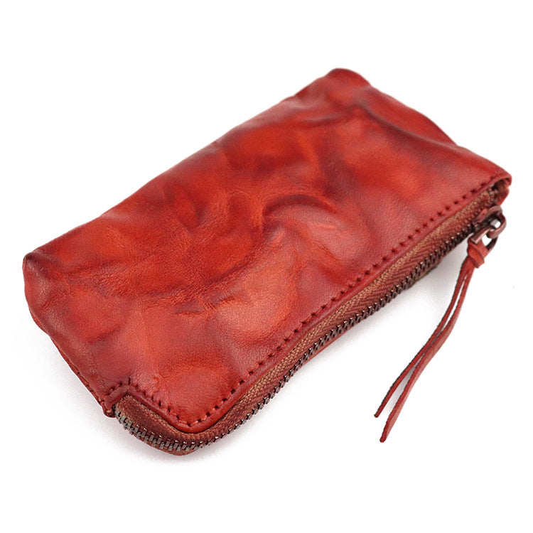 Genuine Leather Retro Style Long Light Coin Purses