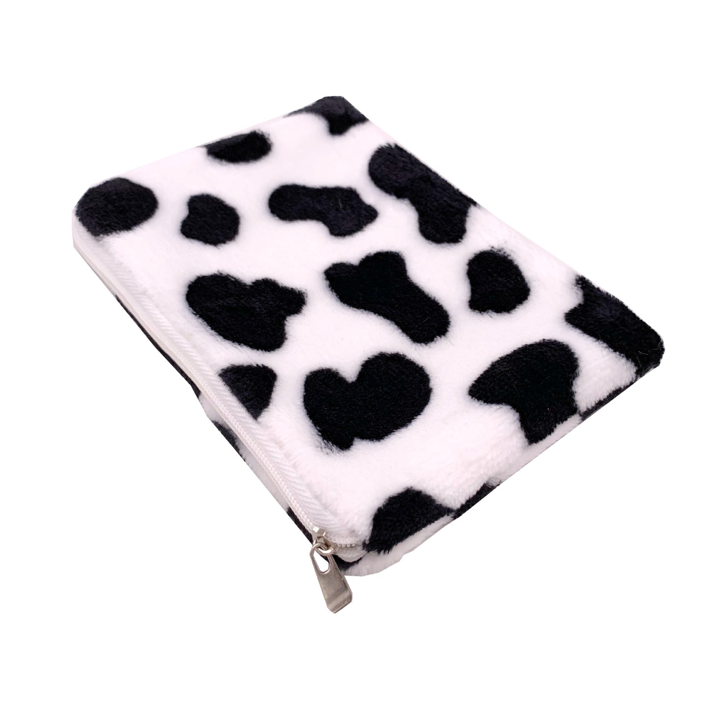 Cute Heart Plush Cow Mini Storage Coin Purses