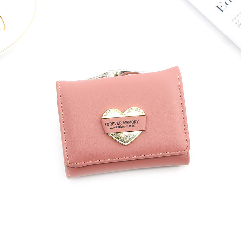 Women's Slouchy Small Korean Style Short Ladies Wallets