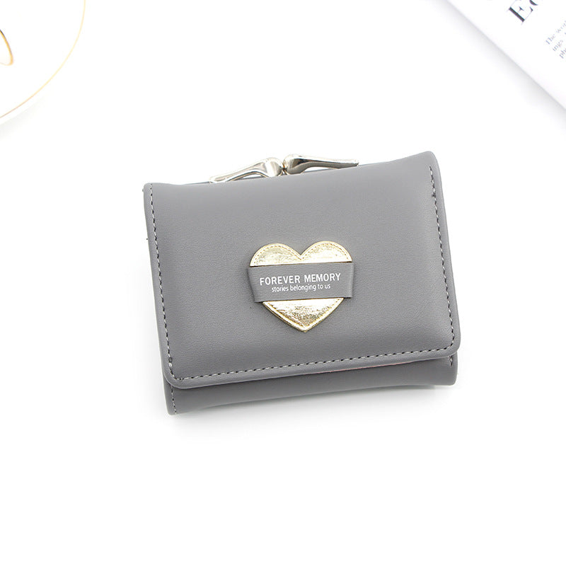 Women's Slouchy Small Korean Style Short Ladies Wallets