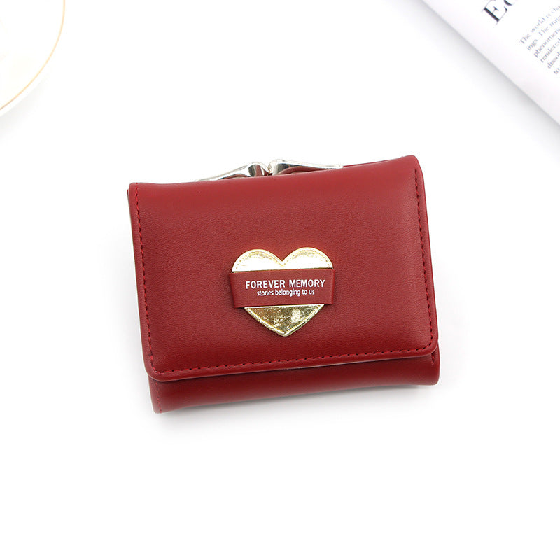 Women's Slouchy Small Korean Style Short Ladies Wallets