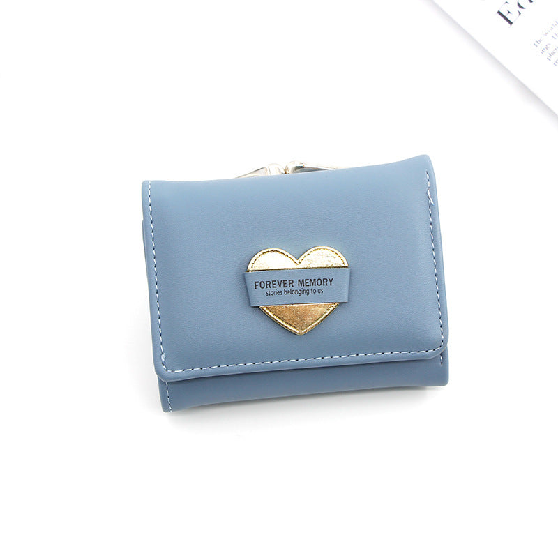 Women's Slouchy Small Korean Style Short Ladies Wallets