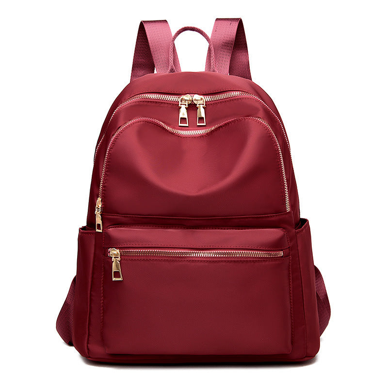 Women's Fashionable Korean Versatile Fashion Oxford Cloth Backpacks