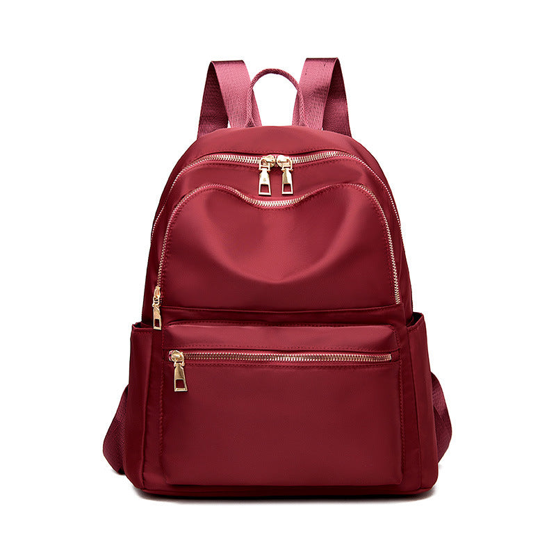 Women's Fashionable Korean Versatile Fashion Oxford Cloth Backpacks