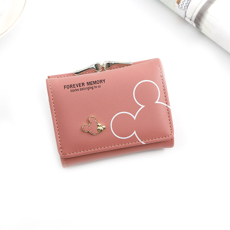 Women's Slouchy Small Korean Style Short Ladies Wallets