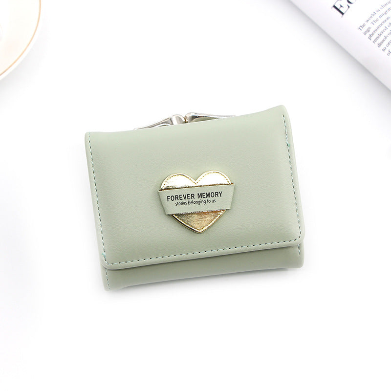 Women's Slouchy Small Korean Style Short Ladies Wallets