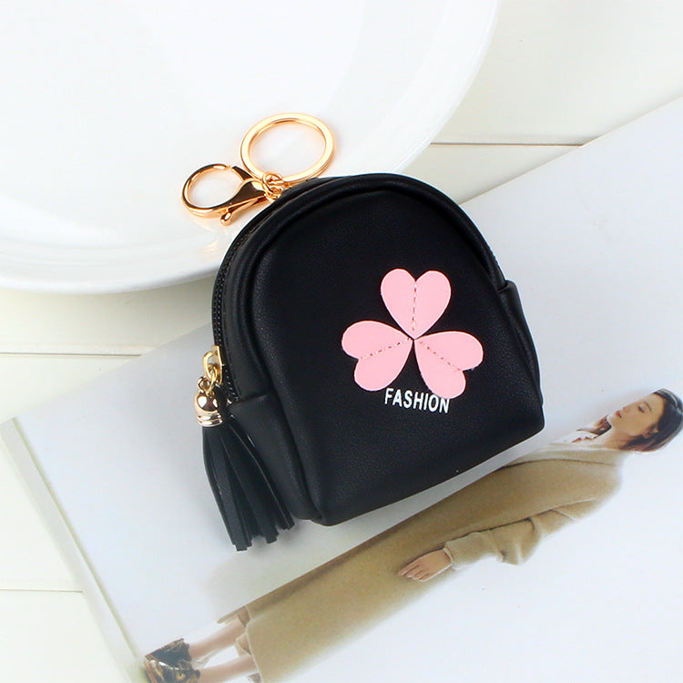 Small Mini Female Cute Love Square Coin Purses