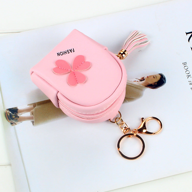 Small Mini Female Cute Love Square Coin Purses