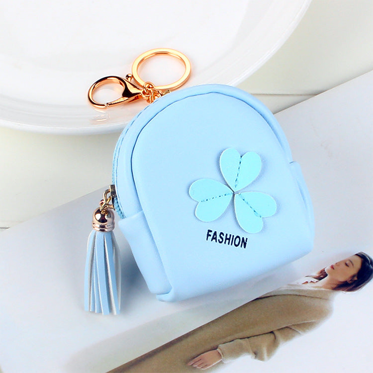 Small Mini Female Cute Love Square Coin Purses