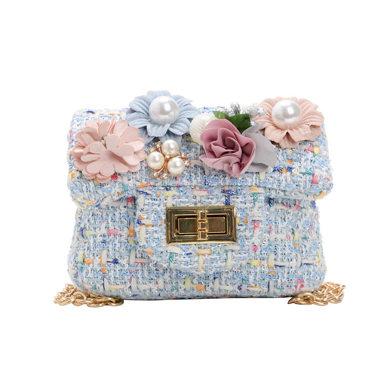 Sacs à bandoulière pour enfants, Style classique, mignon, perles, princesse d'été, pour enfants