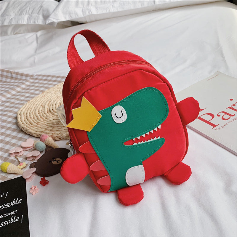 Children's Dinosaur Cartoon Versatile Korean Oxford Cloth Children's Backpacks