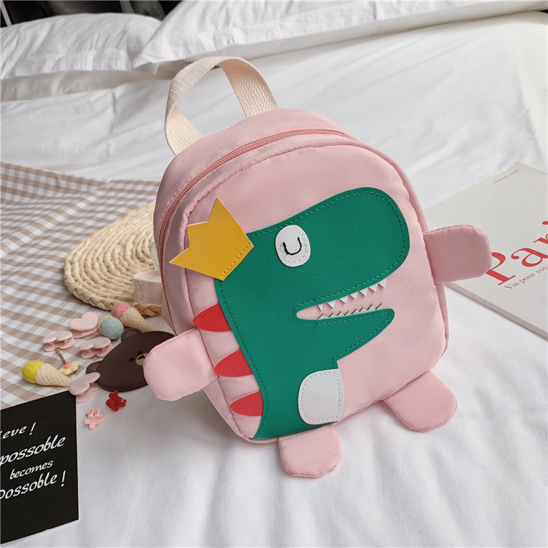 Children's Dinosaur Cartoon Versatile Korean Oxford Cloth Children's Backpacks