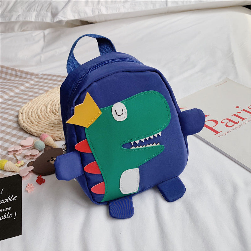 Children's Dinosaur Cartoon Versatile Korean Oxford Cloth Children's Backpacks