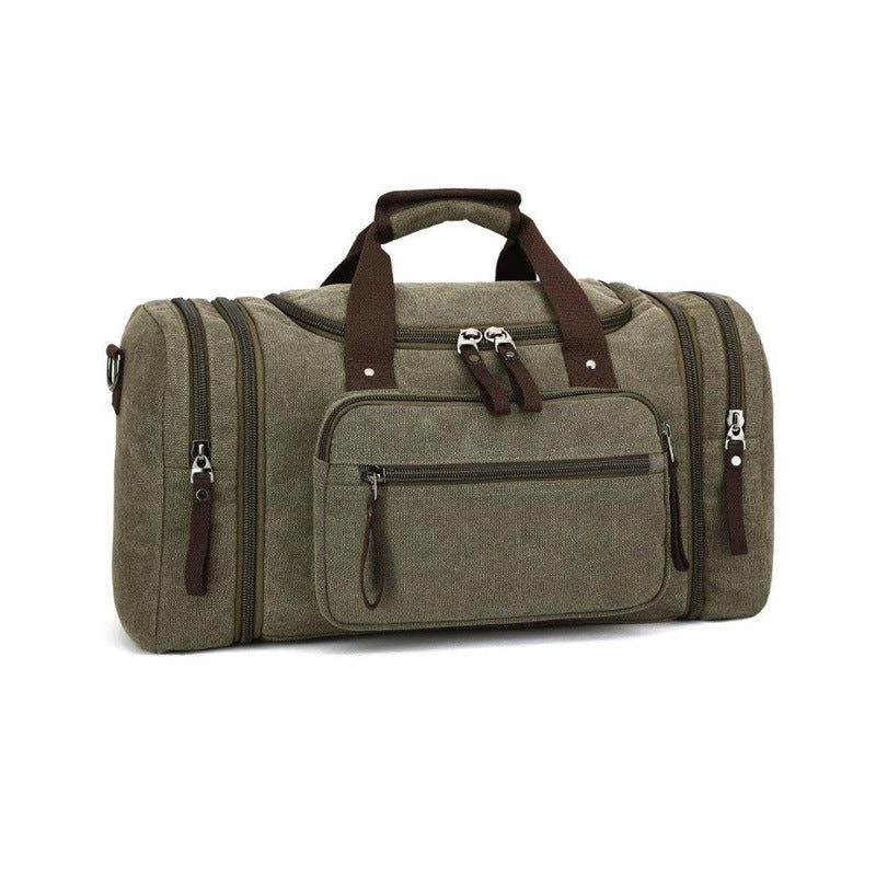 Fashion Portable Canvas Trendy Large Capacity Travel Bags