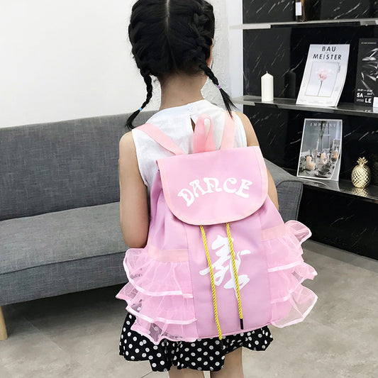 Children's Dance Double Latin Ballet Printing Princess Children's Backpacks