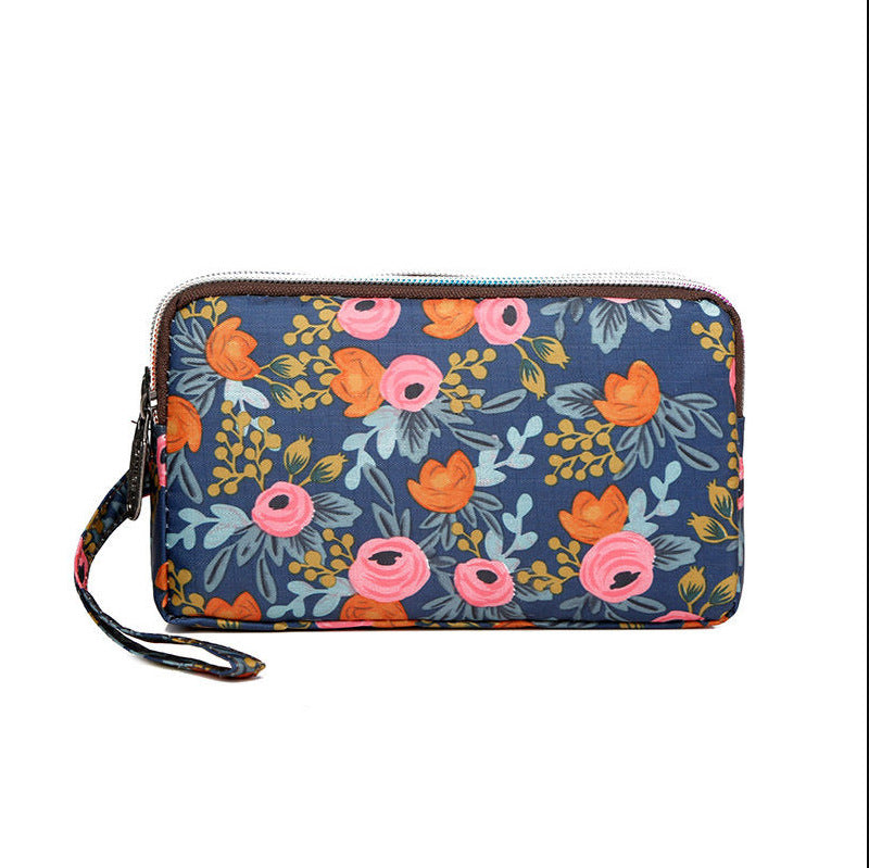 Women's Korean Printed Mobile Running Cloth Coin Purses