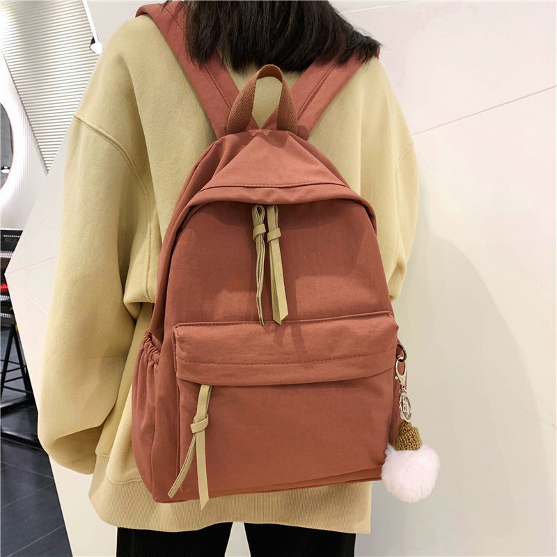 Women's Vintage Style Korean High College Junior Backpacks