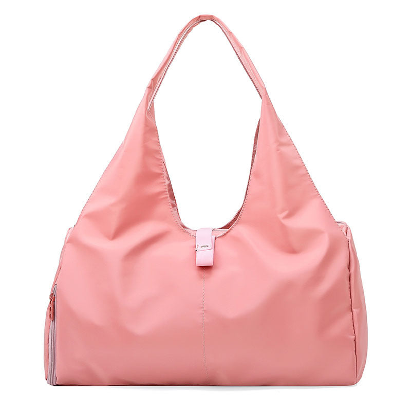 Couleur unie pour femmes, Portable, étanche, grande capacité, avec sacs de voyage