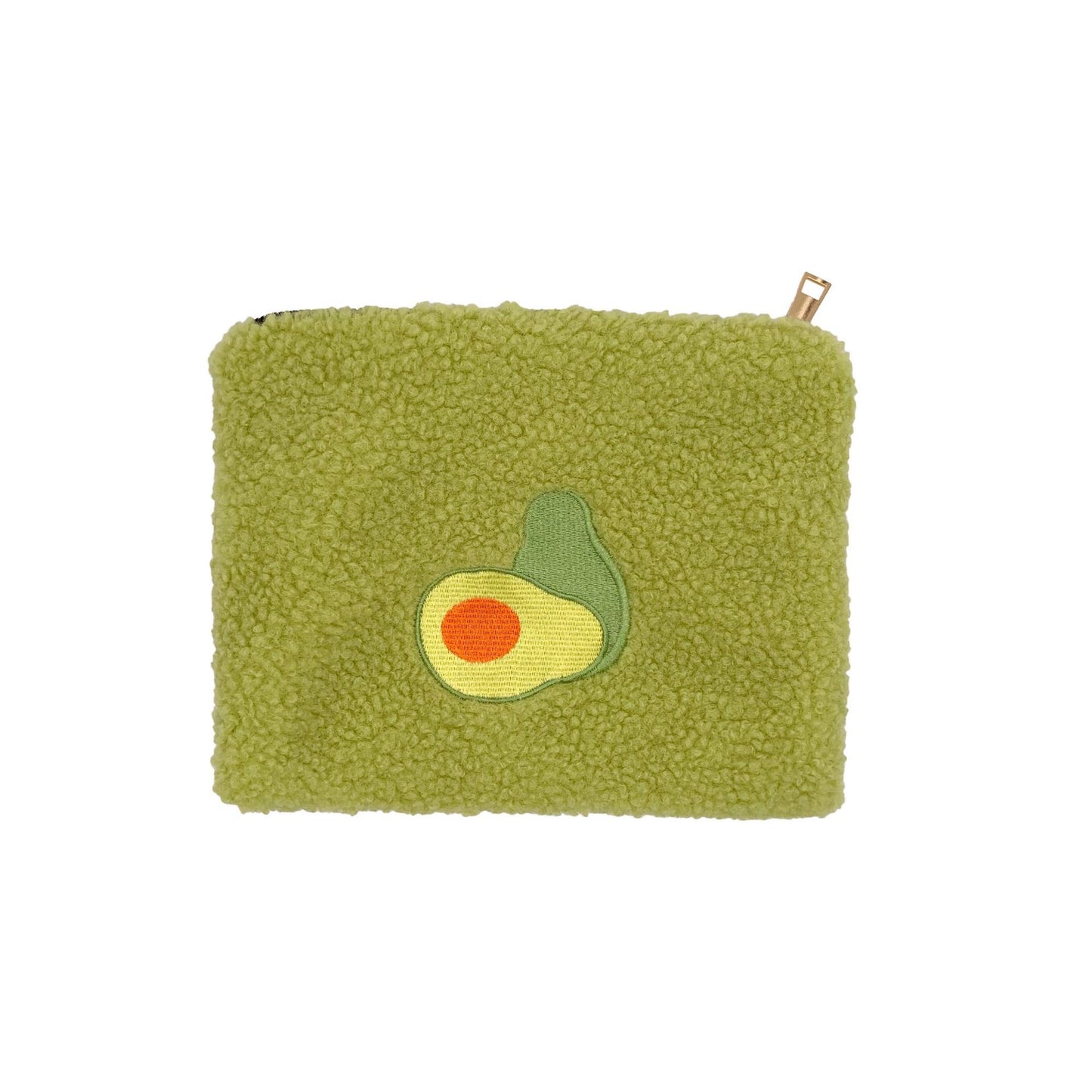 Plush Cartoon Cute Bear Dog Avocado Cosmetic Bags