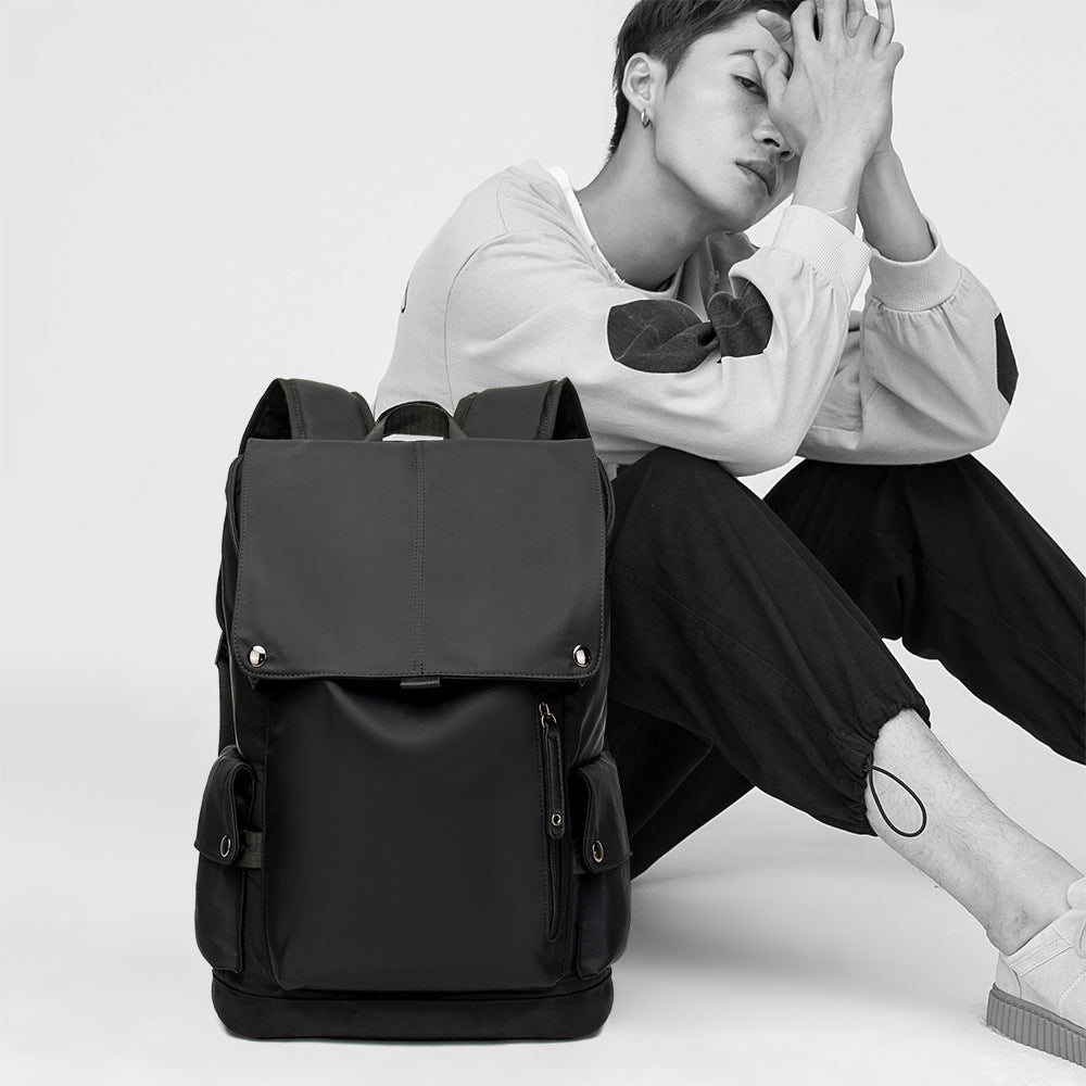 Sacs de voyage tendance coréens simples en nylon de grande capacité pour hommes