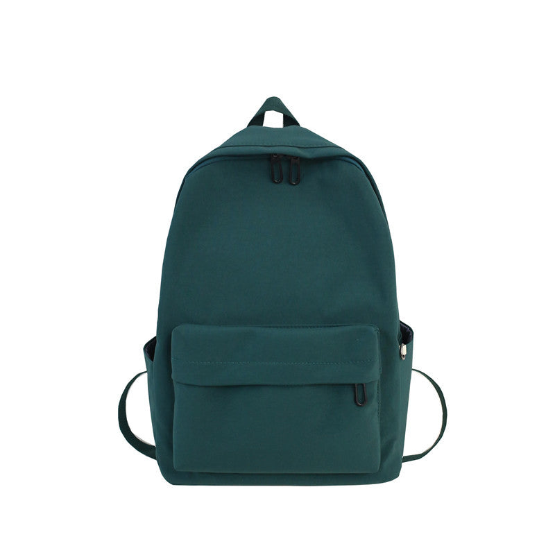 Color Nylon Junior High Female Korean Backpacks