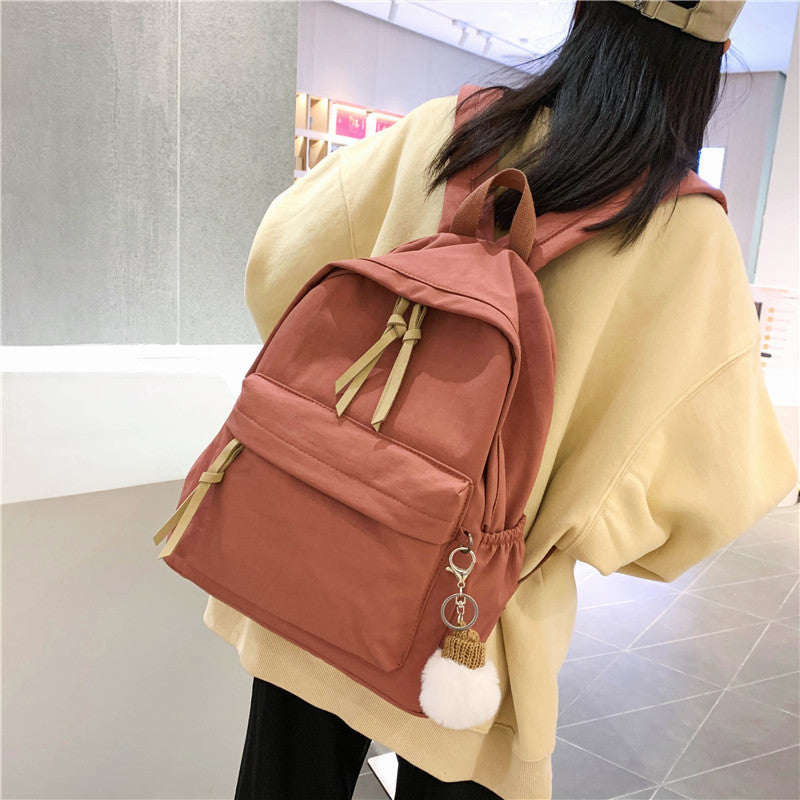 Women's Vintage Style Korean High College Junior Backpacks