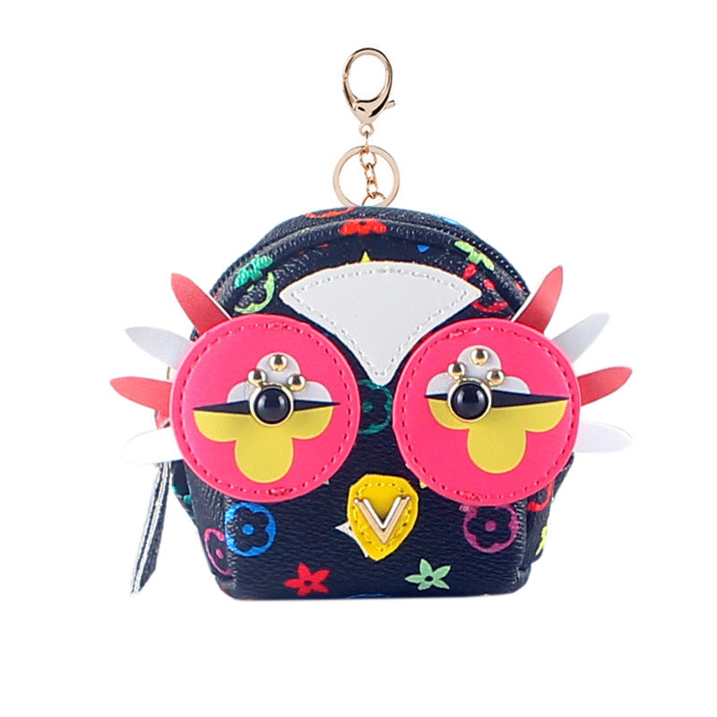 Female Fan Small Cute Heart Chain Coin Purses