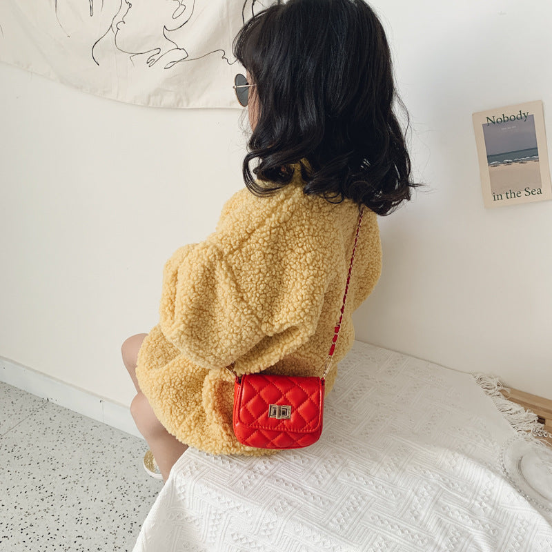 Children's Fashionable Temperament Fashion Diamond Korean Change Children's Shoulder Bags