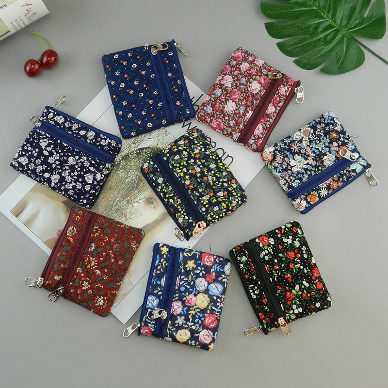 Women's Fabric Hand-held Small Cloth Mini Cotton Coin Purses