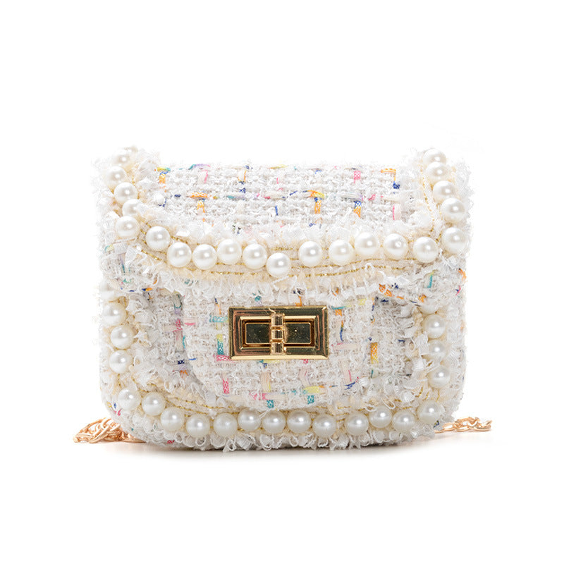 Mode coréenne pour enfants Style diamant chaîne princesse sacs à bandoulière pour enfants