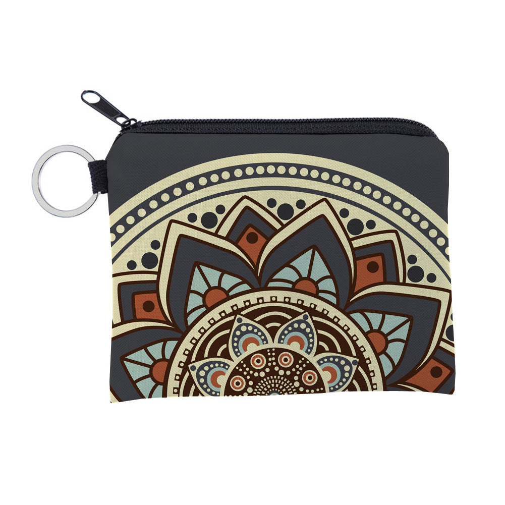 Mandala Pattern Waterproof Storage Small Portable Coin Purses