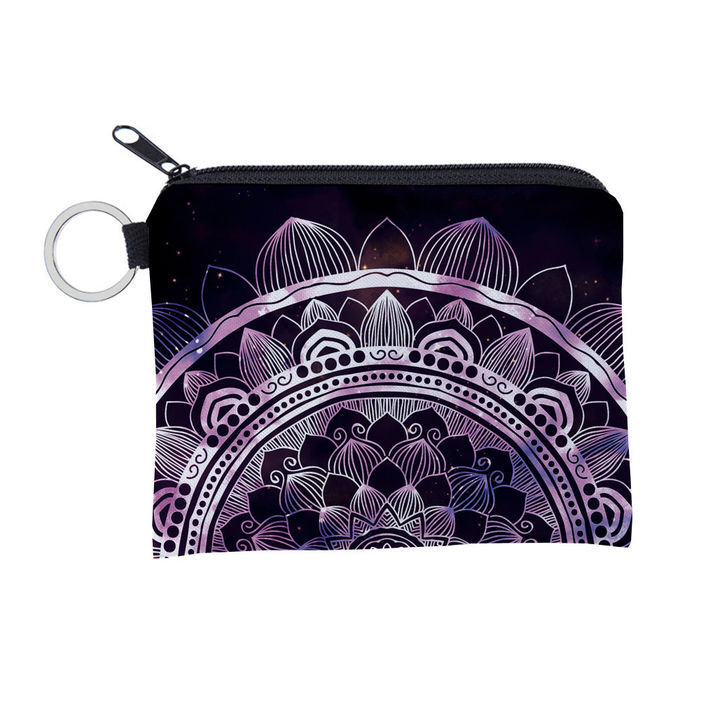 Mandala Pattern Waterproof Storage Small Portable Coin Purses