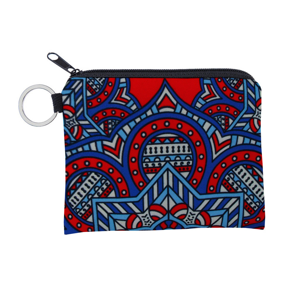 Mandala Pattern Waterproof Storage Small Portable Coin Purses