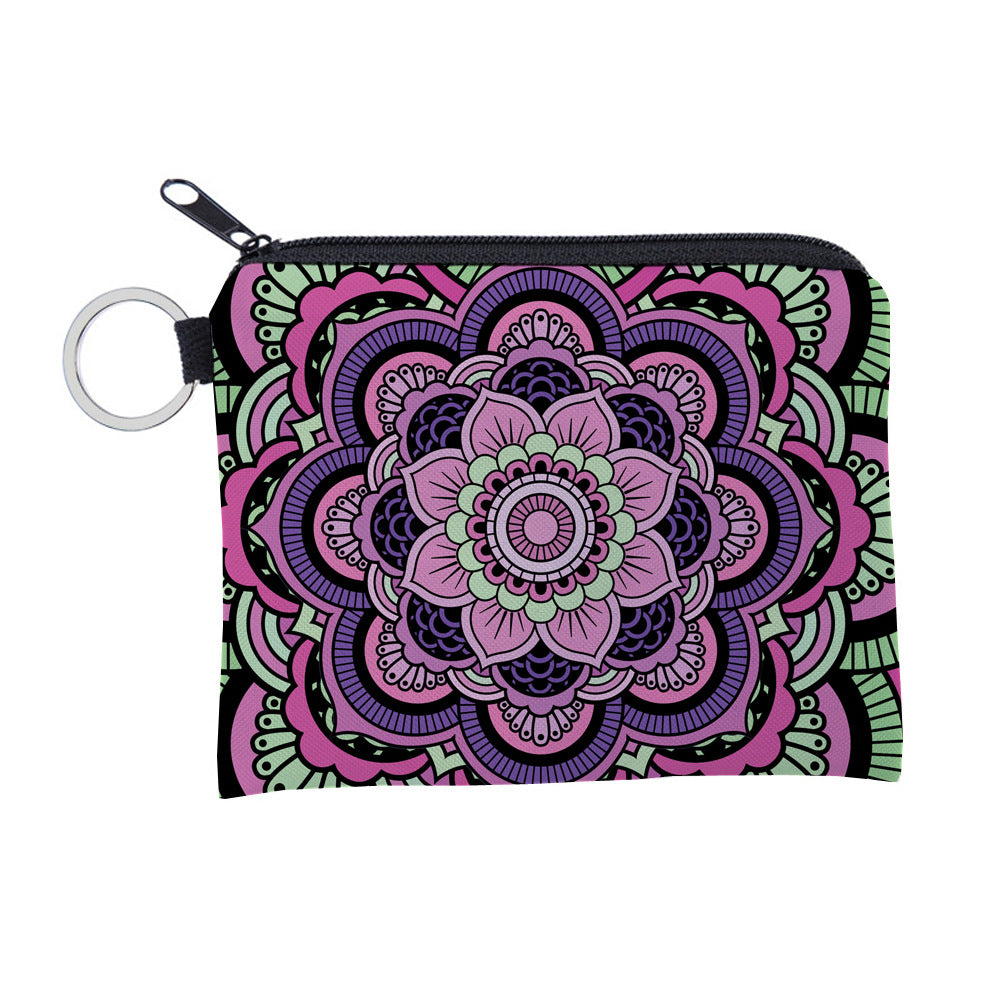 Mandala Pattern Waterproof Storage Small Portable Coin Purses