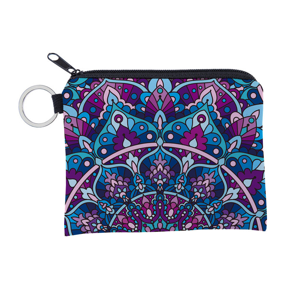 Mandala Pattern Waterproof Storage Small Portable Coin Purses