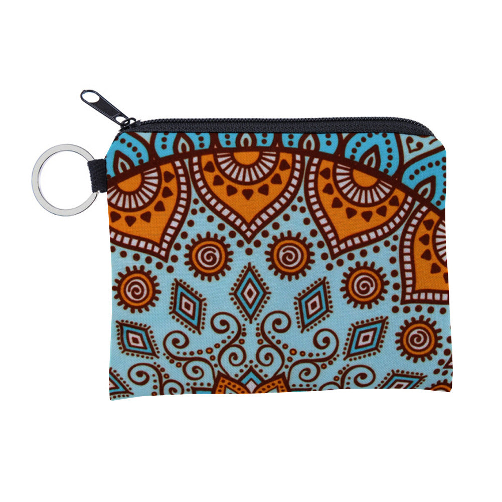 Mandala Pattern Waterproof Storage Small Portable Coin Purses