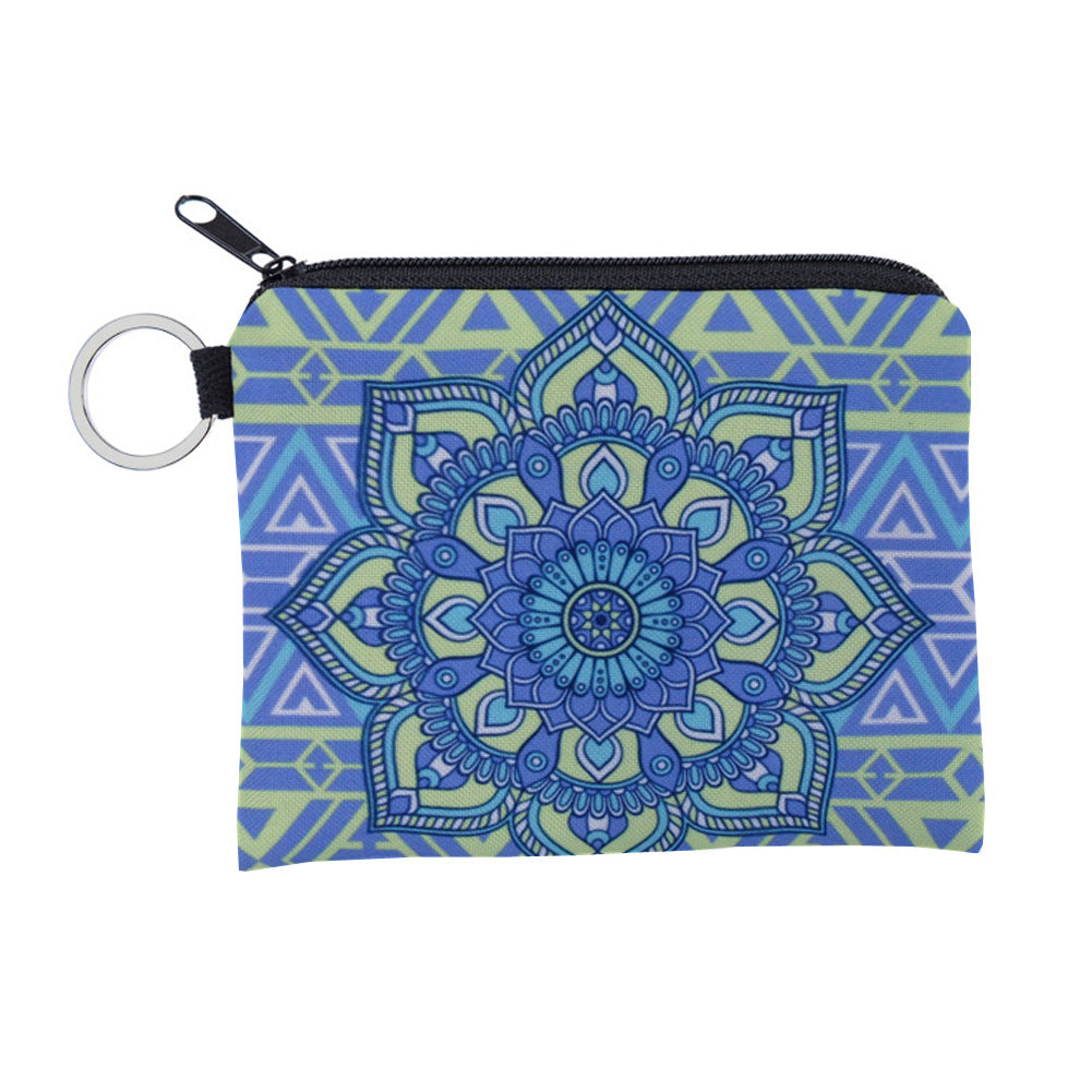 Mandala Pattern Waterproof Storage Small Portable Coin Purses