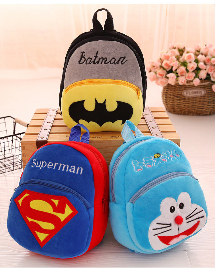 Children's Cute Plush Early Education Park Cartoon Kindergarten School Bags