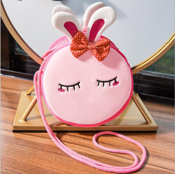 Children's Cute Cartoon Teenage Fashion Trendy Plush Children's Shoulder Bags