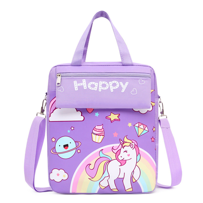 Children's Cartoon Primary Tuition Male Female Homework Children's Shoulder Bags