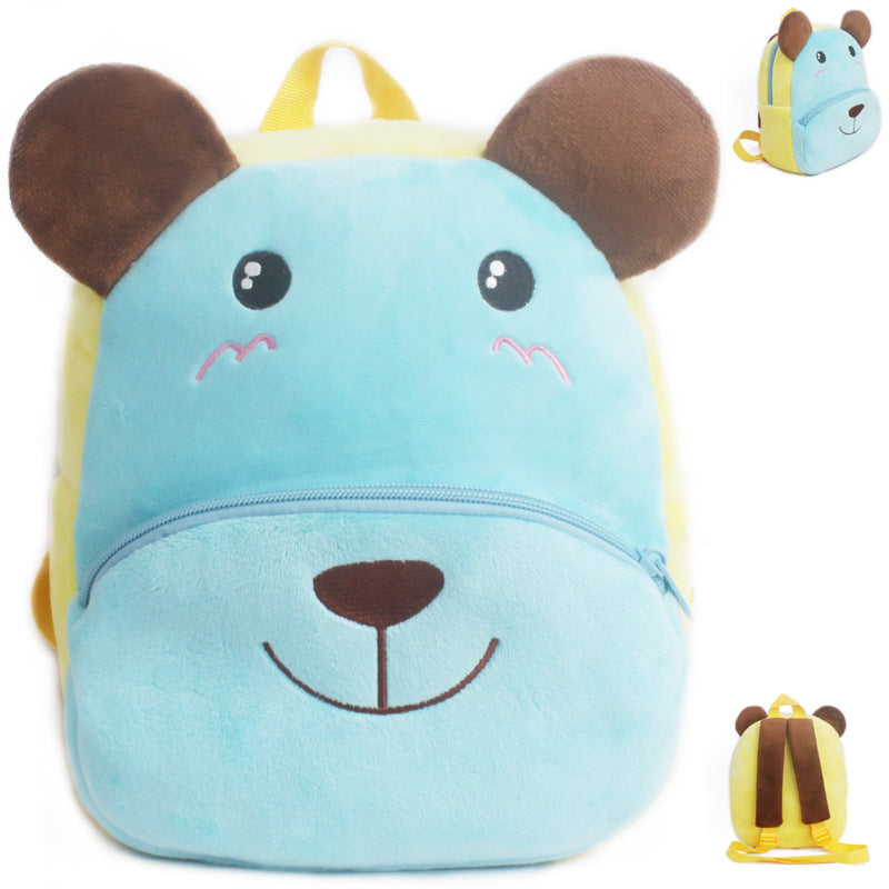 Children's Animal Model Plush Years Old Children's Backpacks