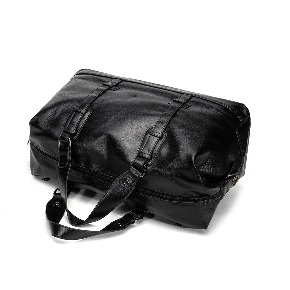 Korean Style Large Capacity Portable Leather Travel Bags