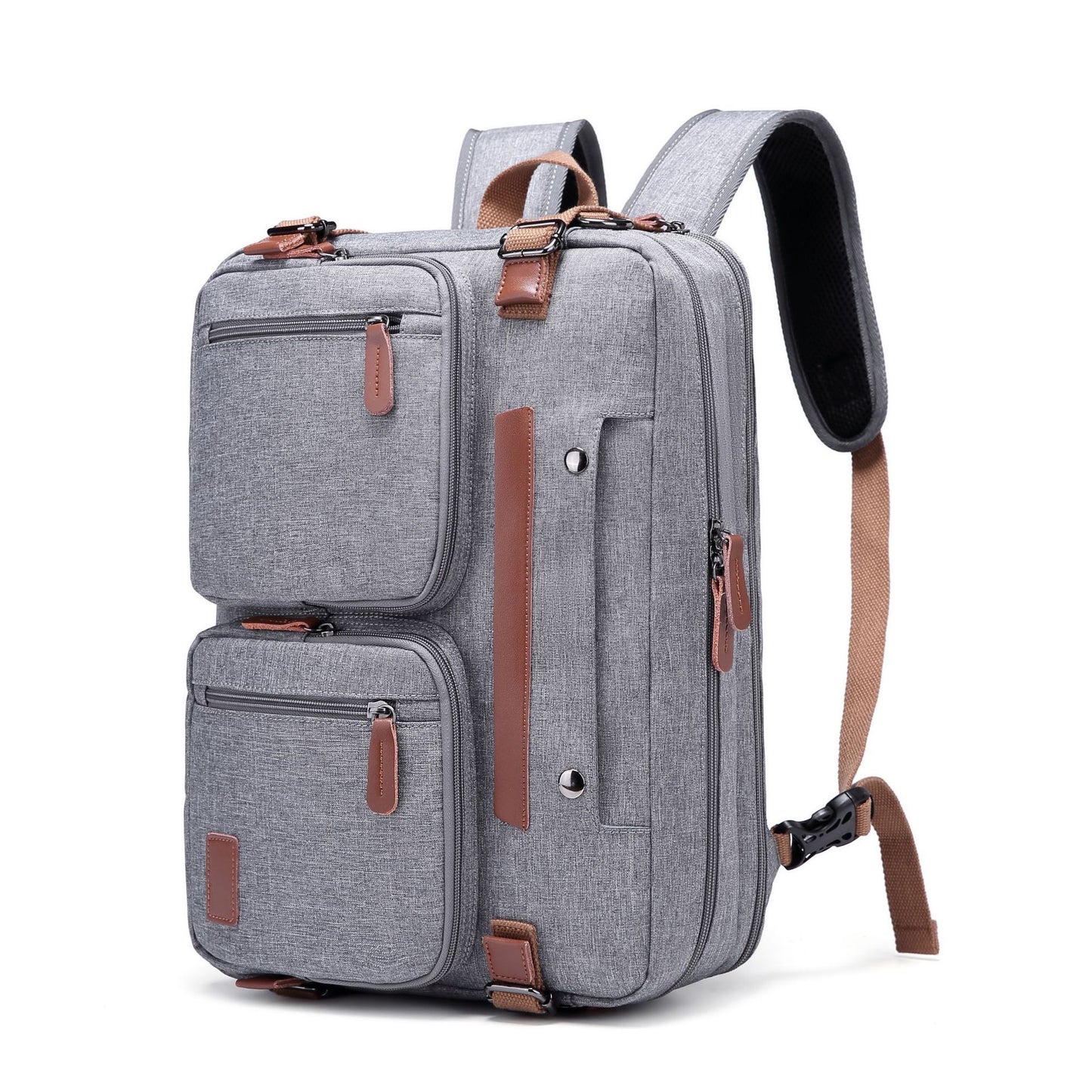 Sacs portables imperméables pour ordinateur portable en toile pour hommes