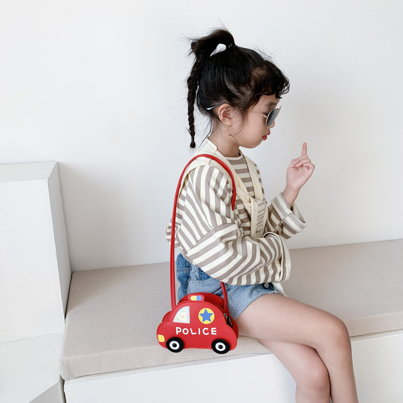 Vêtements pour garçons de Style coréen pour enfants, sacs à bandoulière pour enfants en voiture mignonne