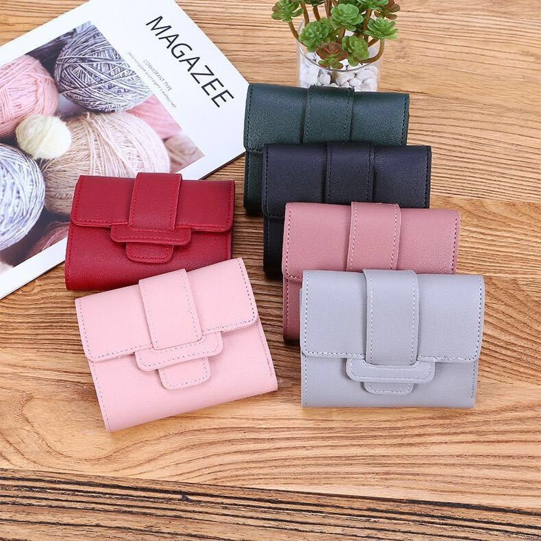 Female Short Korean Fashion Cute Small Portable Ladies Wallets